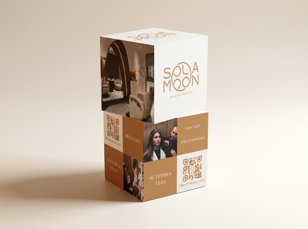 Sola Moon Beauty Center — Рекламные кубы для beauty-центра — фото 5